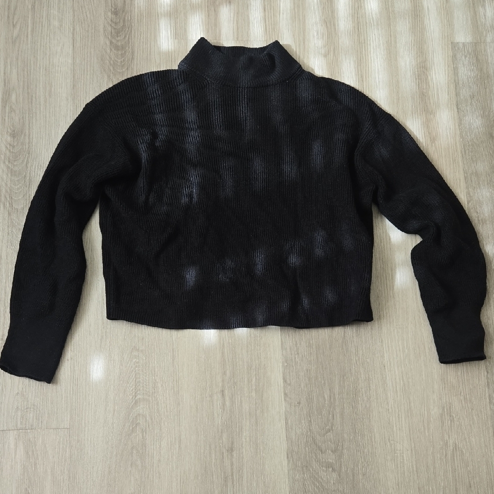lululemon athletica Black Cowl Neck Sweater